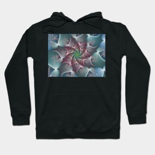 Floral Whirlpool Fractal Hoodie